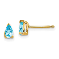 14k 5x3 Pear Earring Mountings No Stones Included No Backs