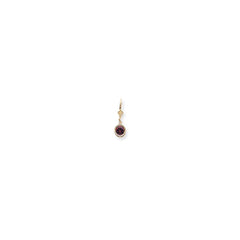 14k 6mm Round Leverback Earring Mountings No Stones Included