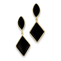 14k Onyx Dangle Earrings