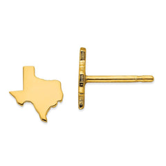 14KY TX Small State Earring