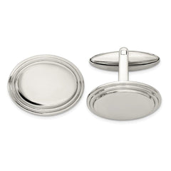 Stainless Steel Polished Cufflinks