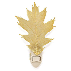 24k Gold Dipped Oak Leaf Nightlight