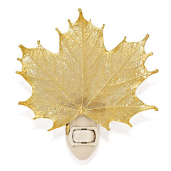 24k Gold Dipped Sugar Maple Leaf Nightlight
