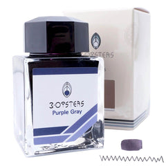 3 Oysters Ink Bottle - Delicious, Purple Gray, 38 ml | 06OYS005