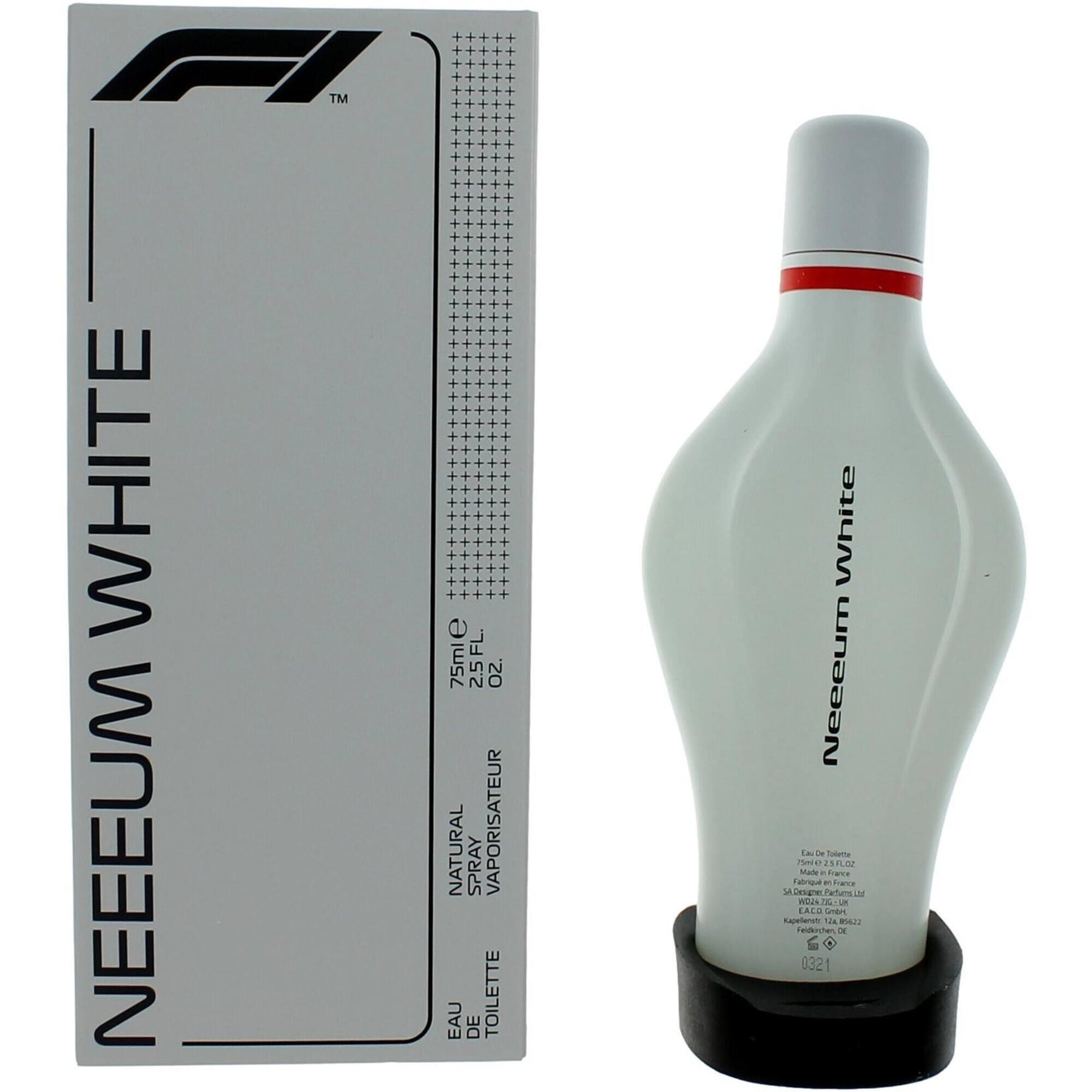 F1 Unisex Eau De Toilette Spray - Formula 1 Neeeum White Fresh Fragran