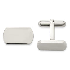 Stainless Steel Polished Cufflinks