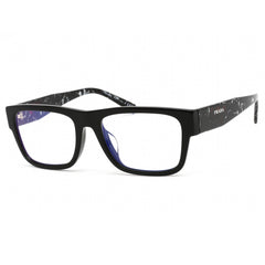 Prada Men's Eyeglasses - Black Rectangular Frame Clear Demo Lens | 0PR 28YSF 1AB08N