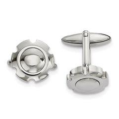 Stainless Steel Polished Cufflinks