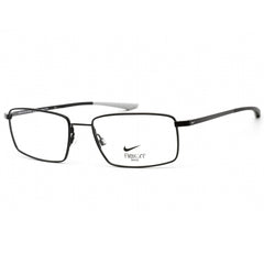 Nike Men's Eyeglasses - Clear Demo Lens Black Rectangular Frame | NIKE 4305 001