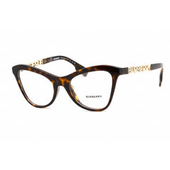 Burberry Women's Eyeglasses - Full Rim Cat Eye Dark Havana Plastic | 0BE2373U 3002