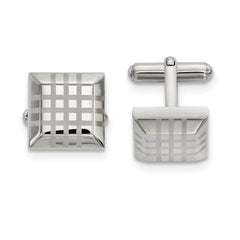 Stainless Steel Polished Cufflinks