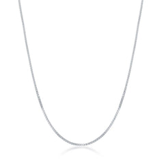 Sterling Silver 0.8mm Box Chain