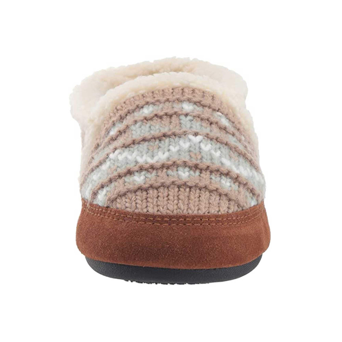 Acorn Women's Mule Slippers Forest Hoodback, Chocolate Owl, Medium
