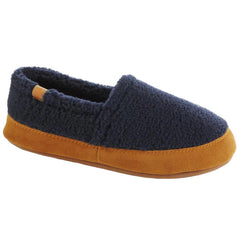 Acorn Women’s Moc Slippers - Original Cozy, Navy Popcorn, Small | A10080NPCWS