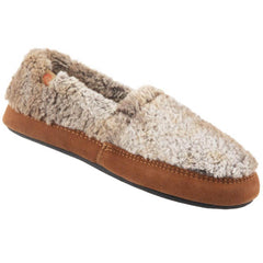 Acorn Women’s Moc Slippers - Original Non-Slip, Brown Berber, Small | A10080BOBWS