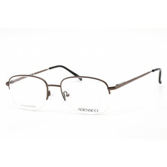 Adensco Men's Eyeglasses - Half Rim Gunmetal Stainless Steel Frame | Bill/N 03WK 00