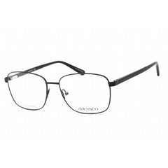Adensco Men's Eyeglasses - Matte Ruthenium Stainless Steel Square | AD 138 0R81 00