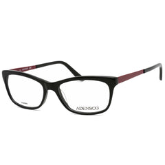 Adensco Women's Eyeglasses - Black Frame Fixed Nose Pads Clear Lens | Ad 215 0807 00