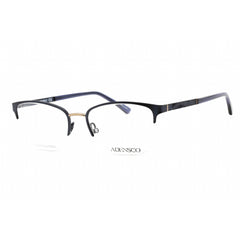 Adensco Women's Eyeglasses - Half Rim Matte Blue Cat Eye Shape Frame | AD 243 0FLL 00