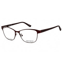Adensco Women's Eyeglasses - Matte Plum Full Rim Frame Clear Lens | AD 224 0U7I 00