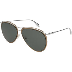 Alexander Mcqueen Men's Sunglasses - Metal Pilot Frame | ALEXANDER MCQUEEN AM0115S 002