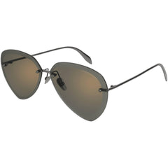 Alexander Mcqueen Unisex Sunglasses - Bronze Lens | ALEXANDER MCQUEEN AM0120SA 003