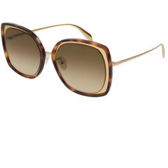 Alexander Mcqueen Unisex Sunglasses - Brown Lens | ALEXANDER MCQUEEN AM0151S 003