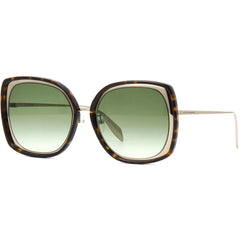 Alexander Mcqueen Unisex Sunglasses - Green Lens | ALEXANDER MCQUEEN AM0151S 005