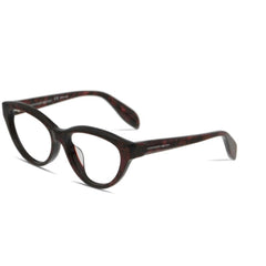 Alexander Mcqueen Women's Eyeglasses - Red Cat Eye | ALEXANDER MCQUEEN AM0045OA 004