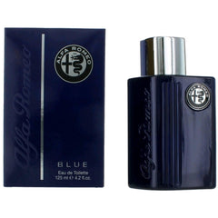 Alfa Romeo Men's Eau De Toilette Spray - Alfa Romeo Blue Captivating Aroma, 4.2 oz