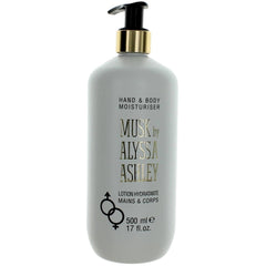 Alyssa Ashley Women's Hand and Body Moisturizer - Musk with Enchanting Notes, 17 oz