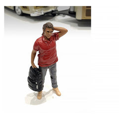 American Diorama Figure 4 - Campers Poly-Resin Material for 1/24 Scale Models