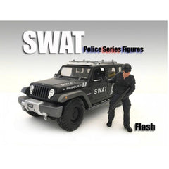 American Diorama Figure - SWAT Team Flash For 1:24 Scale Models Blister Pack 3 inch