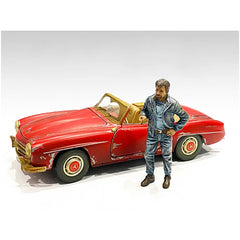 American Diorama Figurine - Auto Mechanic Tim for 1/24 Scale Models Poly Resin