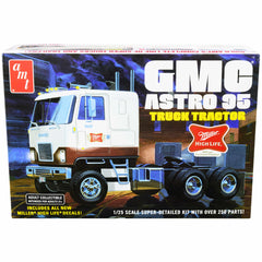AMT 1/25 Model Kit - Skill 3 GMC Astro 95 Truck Tractor Miller Tilting Sleeper Cab