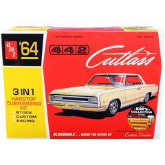 AMT 1/25 Scale Model Kit - Skill 2 1964 Oldsmobile Cutlass 442 Hardtop 3-in-1
