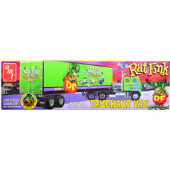 AMT 1/25 Scale Model Kit - Skill 3 Fruehauf FB Beaded Panel Van Trailer Rat Fink