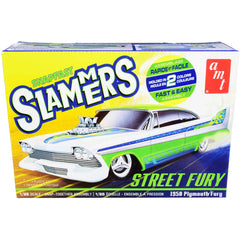 AMT 1/25 Snap Model Kit - Skill 1 1958 Plymouth Street Fury Slammers Neon Green