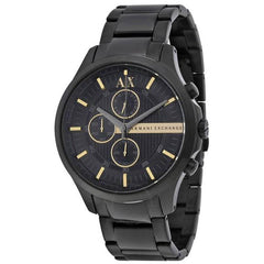 Armani Exchange Men's Chronograph Watch - Black Stainless Steel Bracelet | AX2164