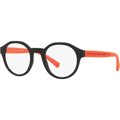 Armani Exchange Men's Eyeglasses - Matte Black Round Full-Rim Frame | 0AX3085 8078
