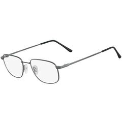 Autoflex Men's Eyeglasses - Gunmetal Metal Frame Rectangular Shape | AUTOFLEX 54 033