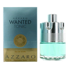 Azzaro Wanted Tonic by Azzaro, 3.4 oz Eau De Toilette Spray for Men