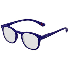 B+D Unisex Reading Glasses - Dot Matt Blue Frame +1.50 Power Lenses | 2240-57-15