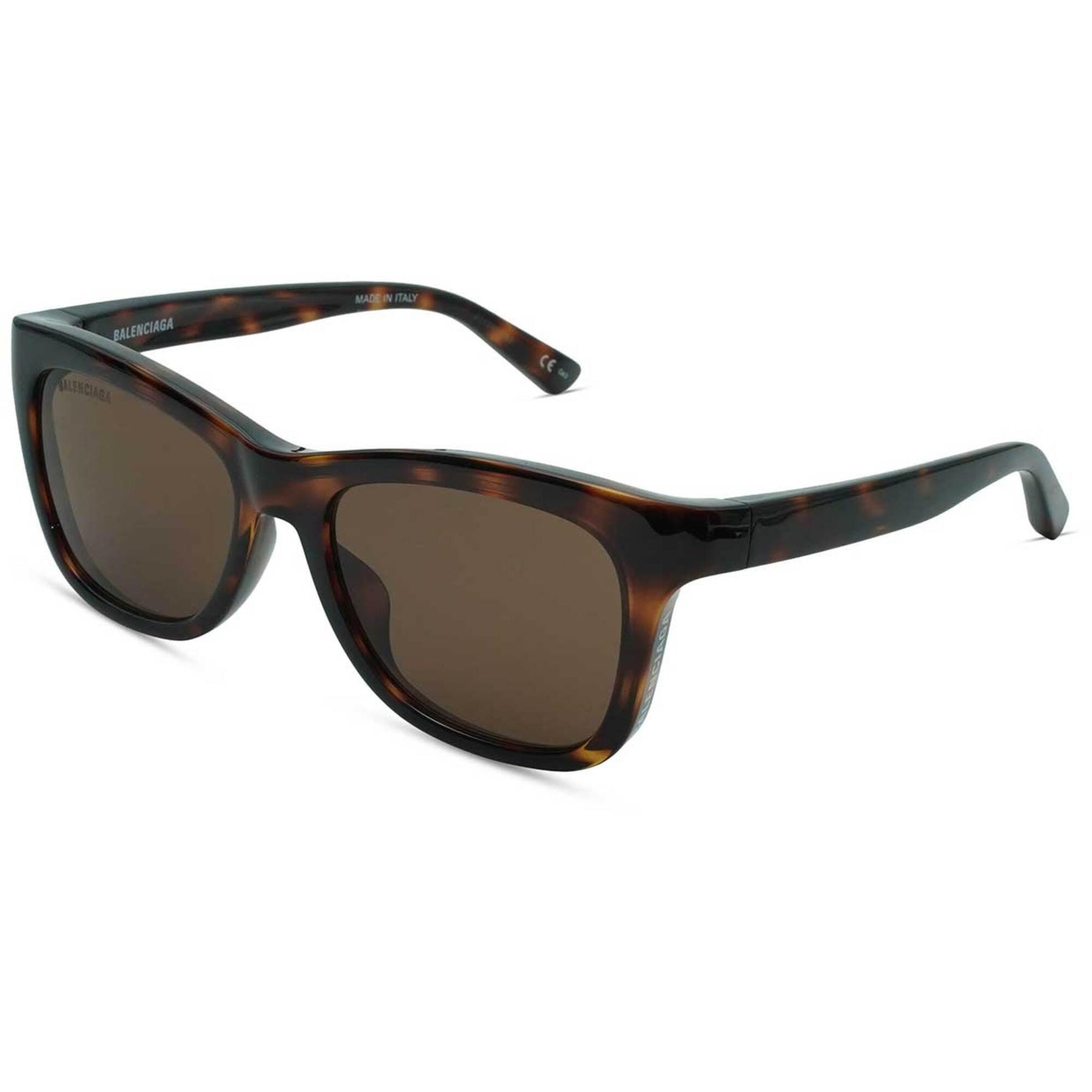 Balenciaga Black Frame with Brown Lens Sunglasses Amazon.com: Balenciaga Square/Rectangle Sunglasses Havana  main image 4
