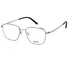 Bally Men's Eyeglasses - Shiny Palladium Square Metal Frame Clear Lens | BY5010-D 016