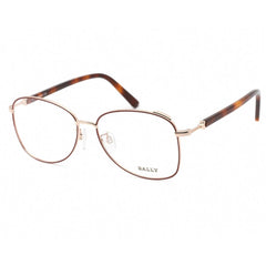 Bally Women's Eyeglasses - Bordeaux Full Rim Frame Clear Demo Lens | BY5045-H 071