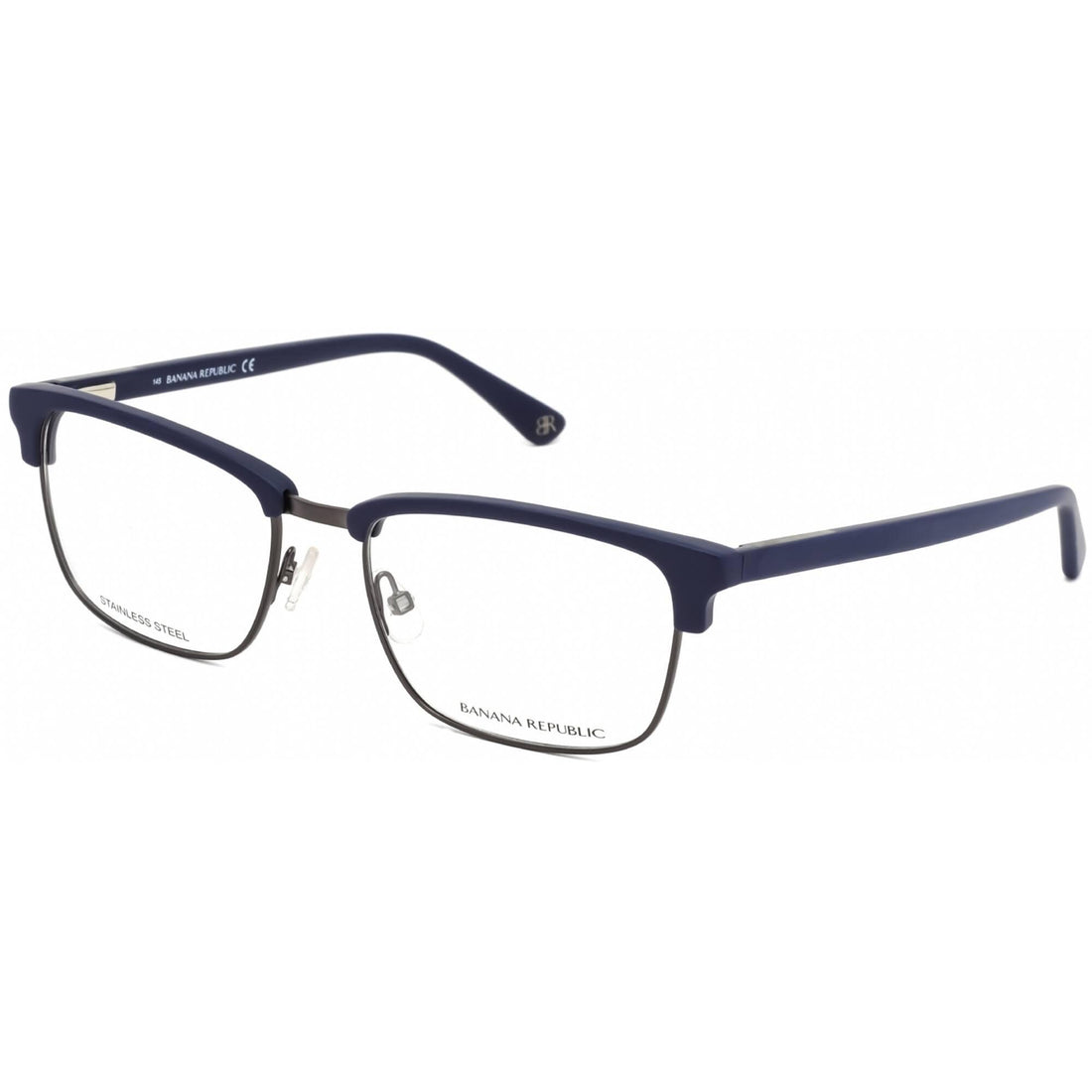 Banana Republic Men's Eyeglasses - Full Rim Blue Rectangular Frame ...