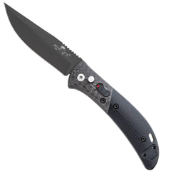 Bear & Son Knife - Auto Bold Action IX Black G10 Carbon Fiber Handle | BSAC-900-B4-B