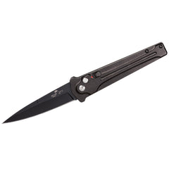 Bear & Son Knife - Bear Ops Bold Action III Black Aluminum Handle | BSAC-300-ALBK-B