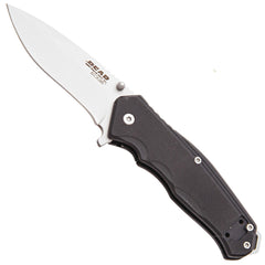 Bear & Son Knife - Black G10 Handle Sideliner with Trigger, 4-1/2 inch | BS61102B